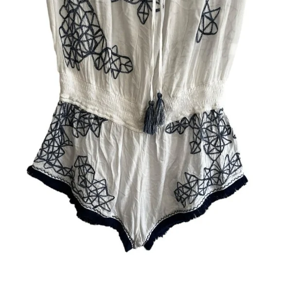 Poupette St Barth Embroidered Romper - Picture 3 of 9